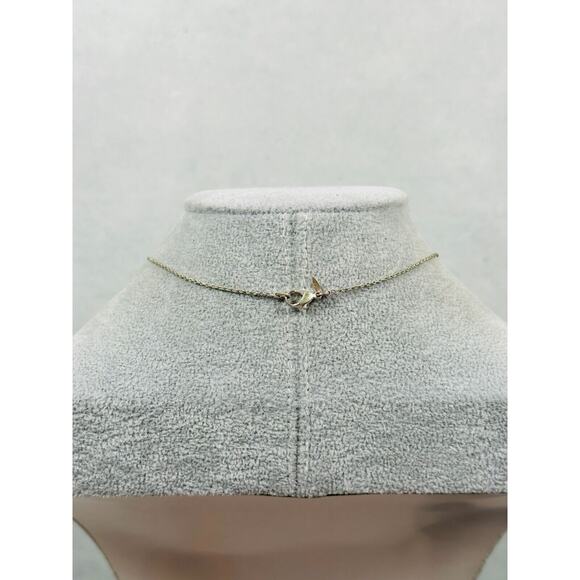 Avon Necklace Fish Pave Rhinestone Silver Tone 18" Figural Costume Jewelry - Picture 4 of 6